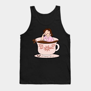 Coffee is my happy place Tank Top